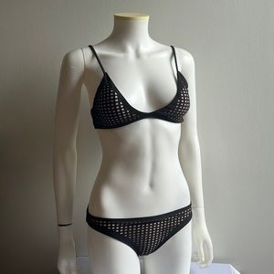 Black Cut Out Bikini Medium